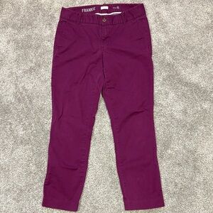 J. Crew Women’s' Plum Straight Chino Pants
